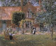 Melchers, Gari Julius The Unpretentious Garden oil painting